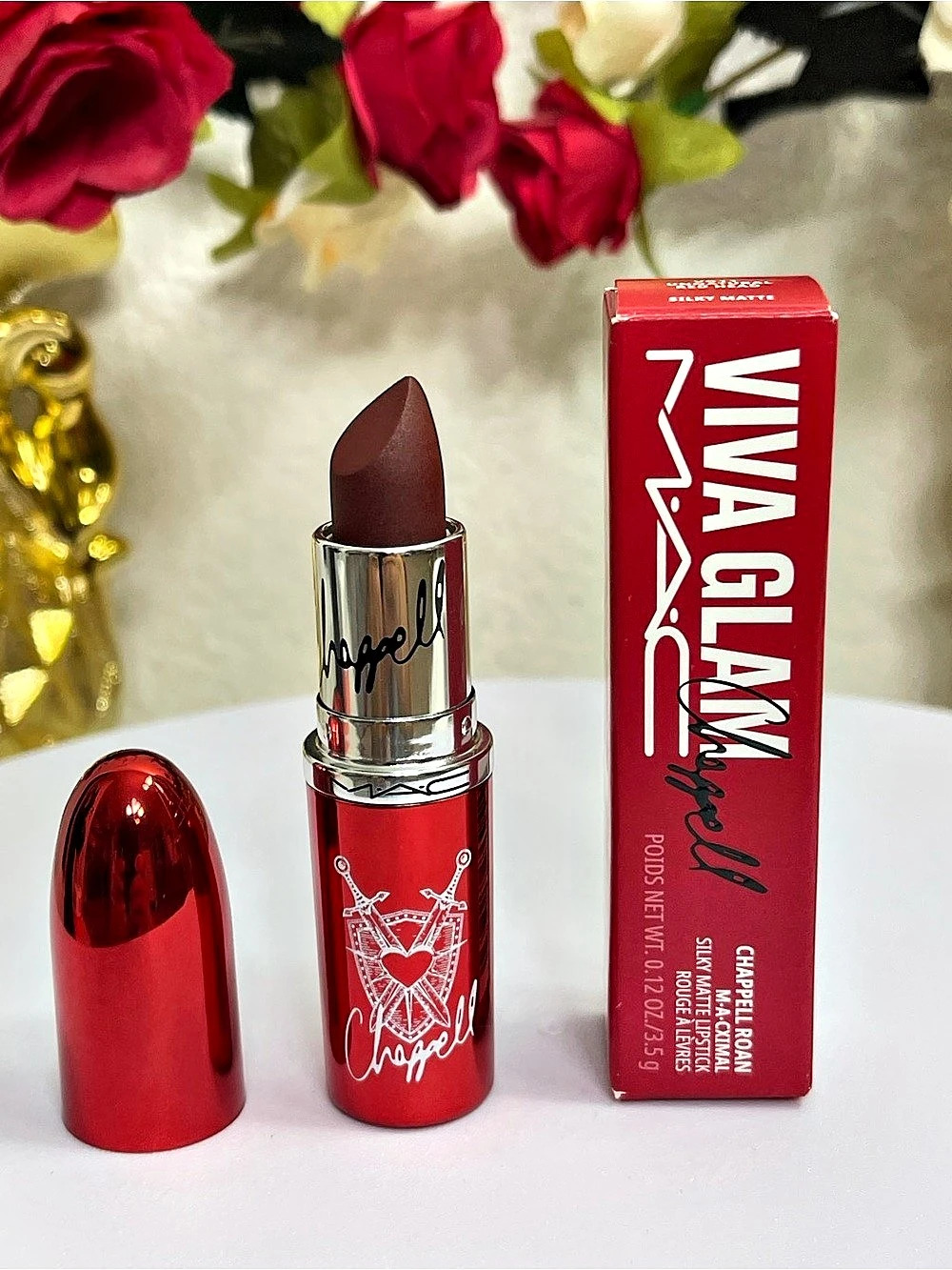 MAC Viva Glam Chappell Roan Red Lipstick NWT 3.5g